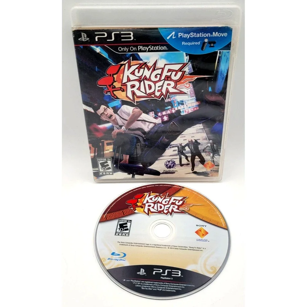 Kung Fu Rider Sony‎ PlayStation 3 2010 Game & Case PS3